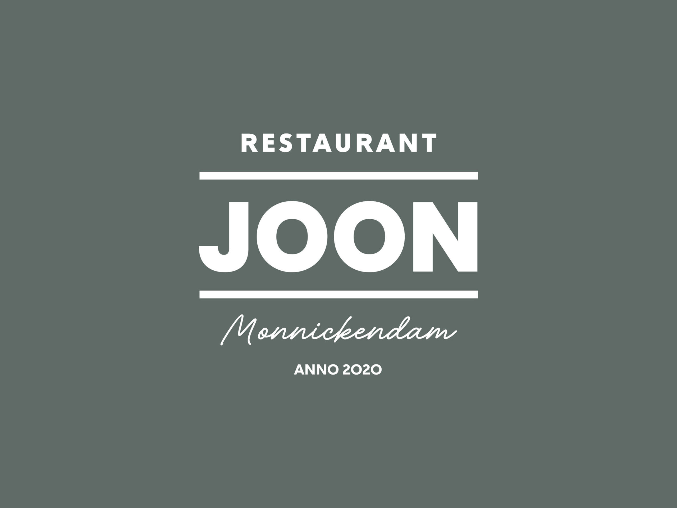 Logo ontwerp voor Restaurant JOON Monnickendam door Sjoerd van Schagen