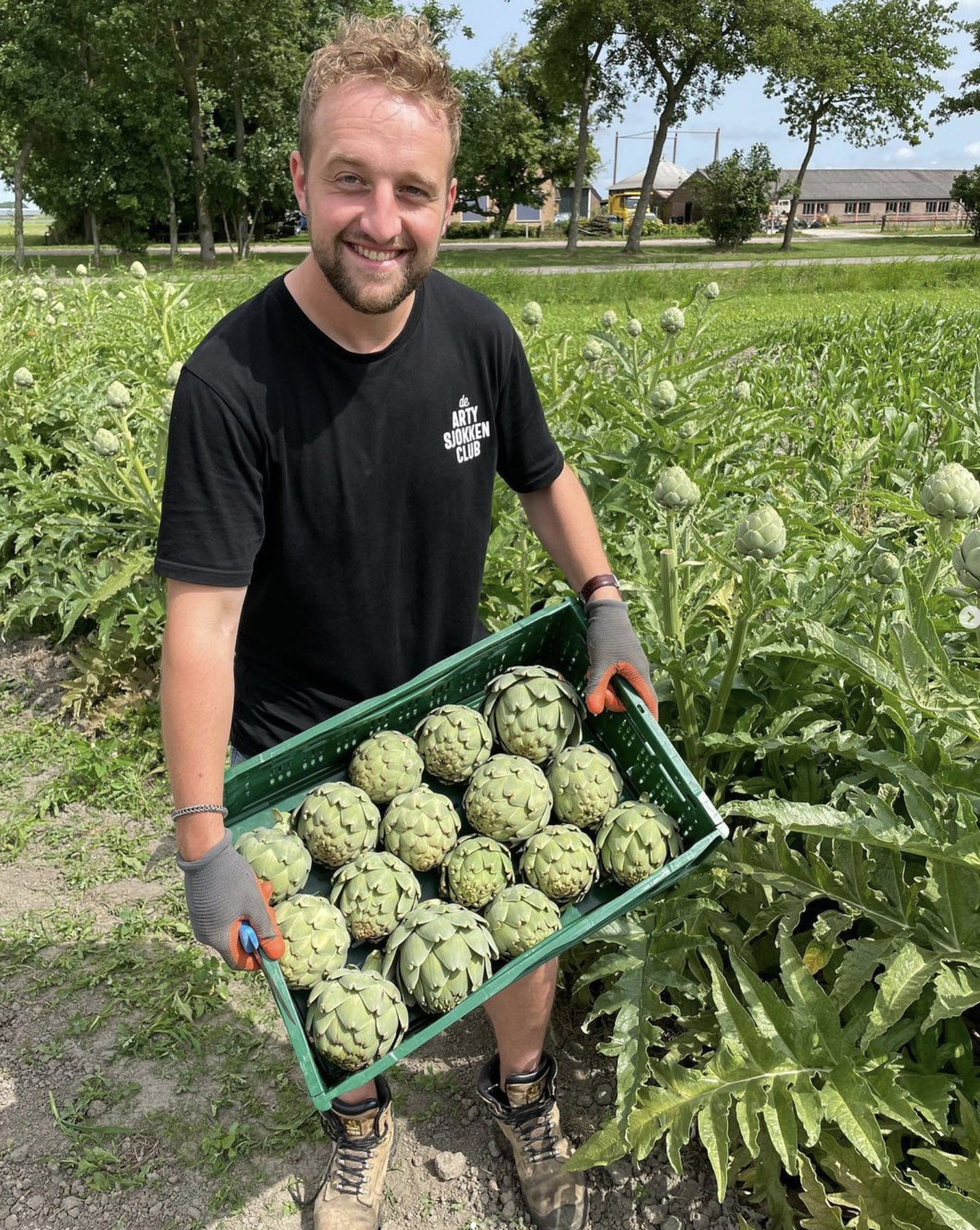 Lars van de Artysjokkenclub logo door Sjoerd van Schagen