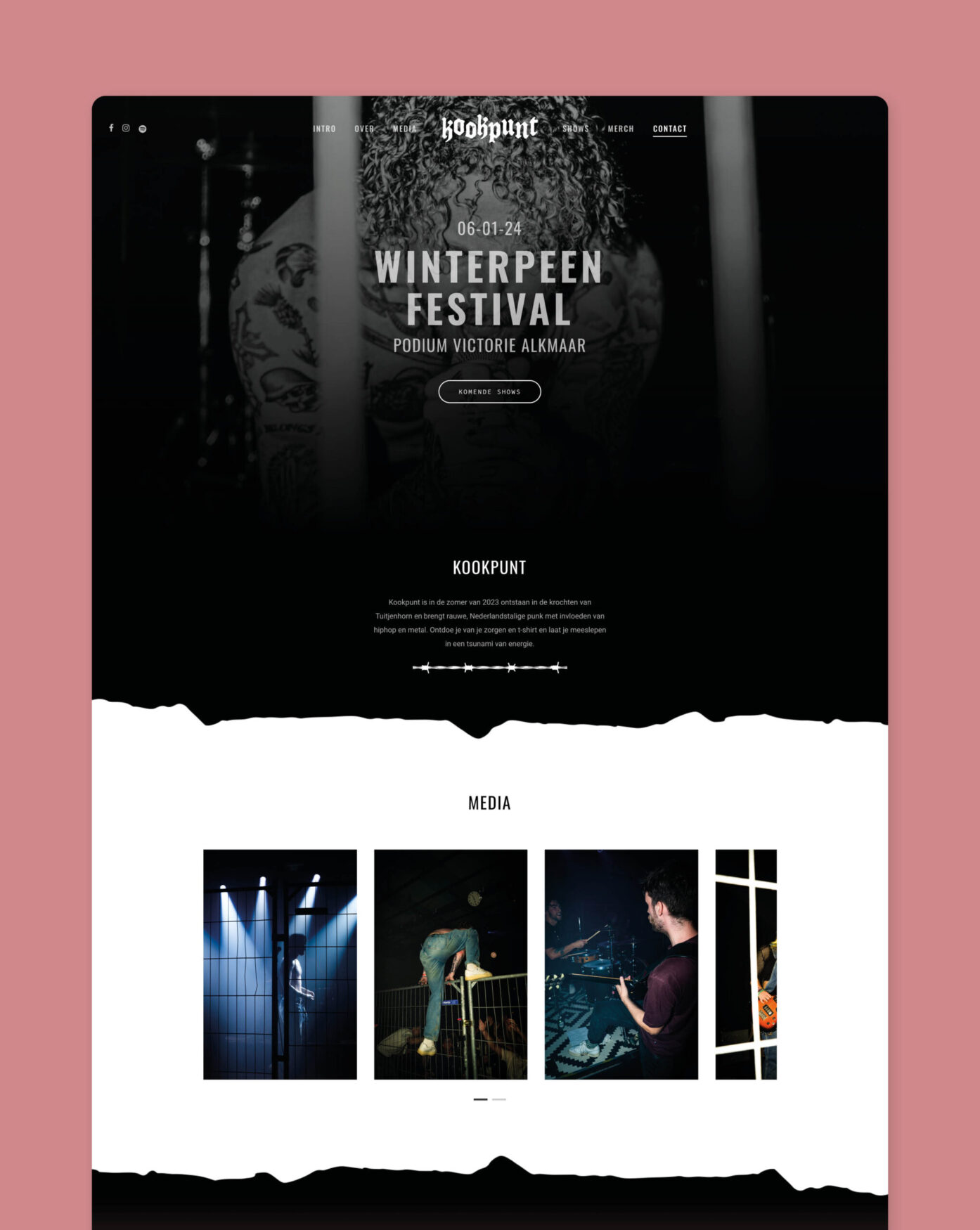 Kookpunt website door Sjoerd van Schagen