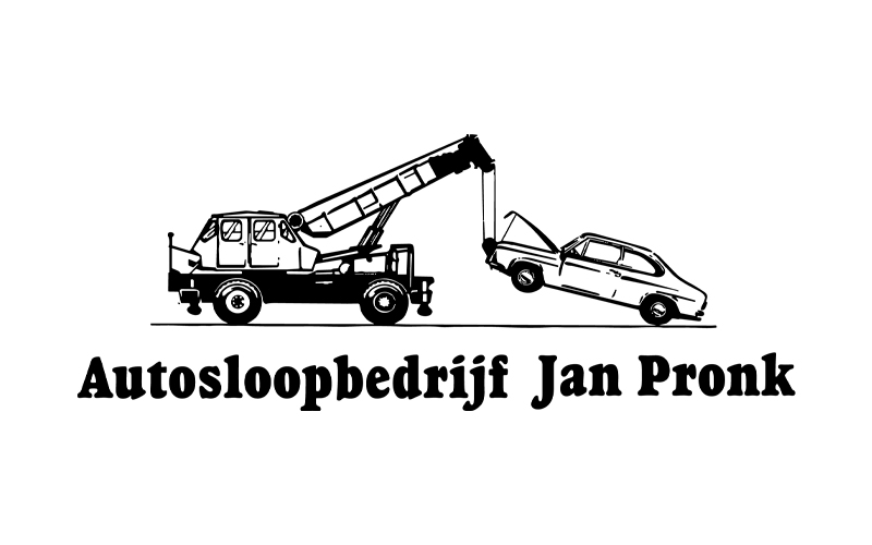 Logo Autosloperij Jan Pronk klant Sjoerd van Schagen