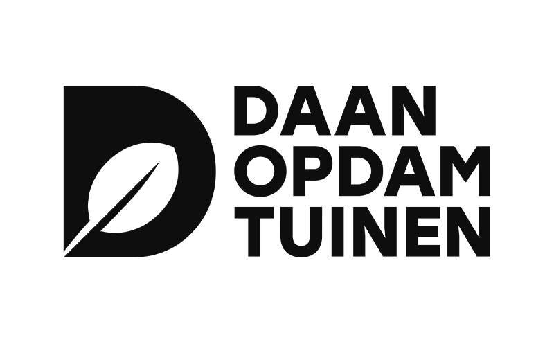 Logo Daan Opdam Tuinen Warmenhuizen door Sjoerd van Schagen