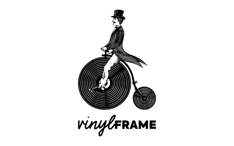 Logo VinylFrame door Sjoerd van Schagen