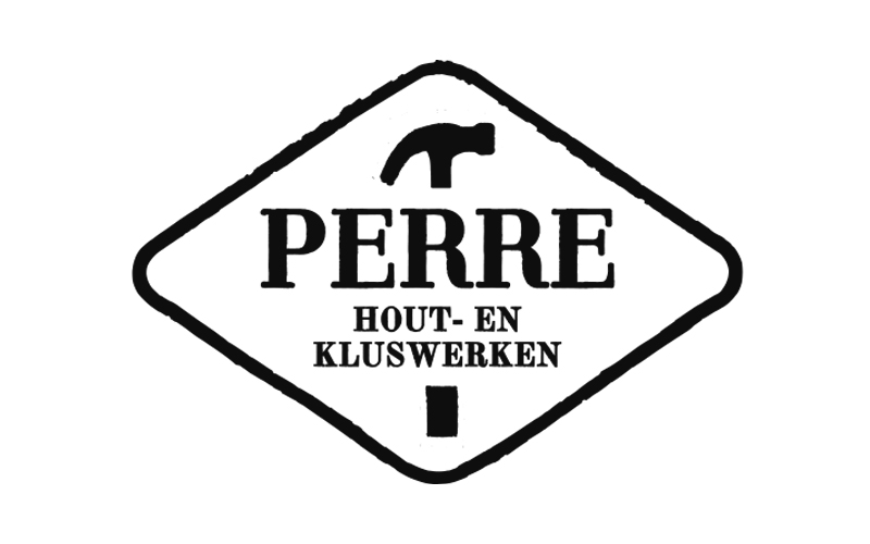 Logo voor Perre Hout- en Kluswerken door Sjoerd van Schagen